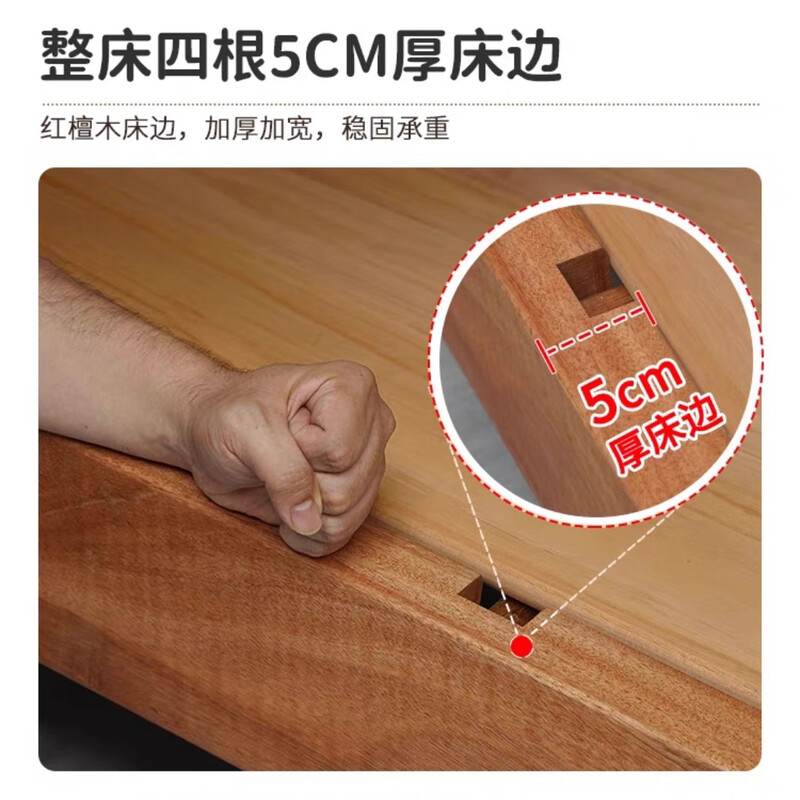 Zhaoxuan children's bunk bed, simple American-style high and low bunk bed, storage for children, all solid wood bunk bunk bed, two-tier bed for children's room, package A, high and low bed (including mattress), delivery to home, installation package 1500mm*2000mm