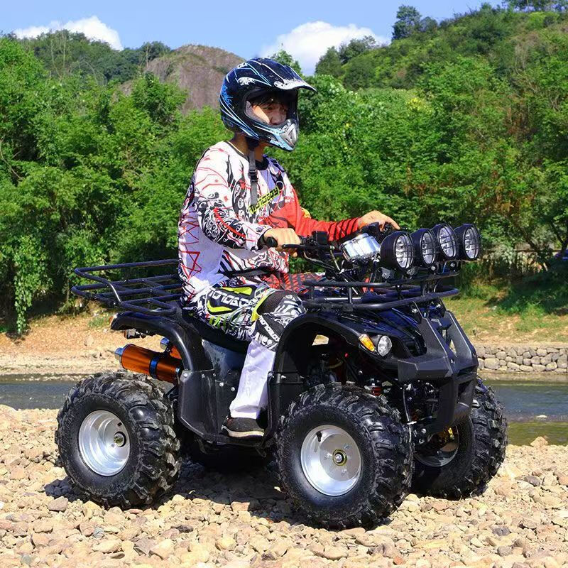 Septi ATV four-wheel off-road motorcycle all-terrain fuel mountain adult four-wheel drive motorcycle two-person sand ATV package twenty-one automatic version Big Bull
