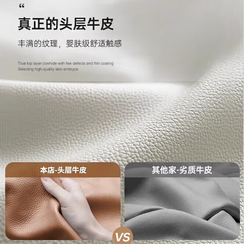 Sanskrit Guangdong Foshan leather bed modern simple master bedroom soft bed 1.8m x 2m cream style edge-to-side storage wedding bed