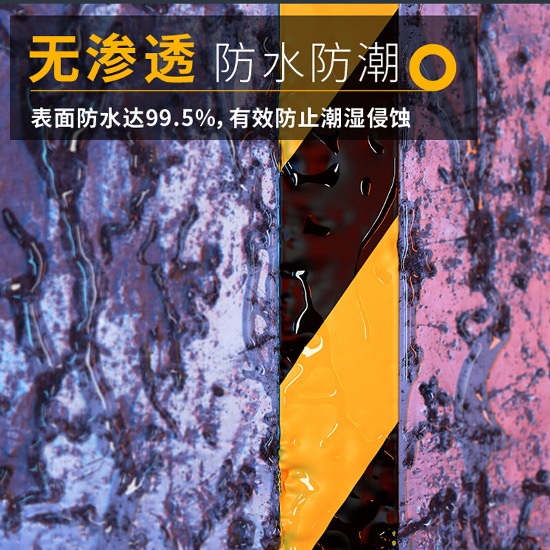 Hudun blue PVC warning tape warning landmark stickers ground markings line positioning area isolation division workshop warehouse stickers tape 5S ground marking tape blue 48mm*33 meters B4833