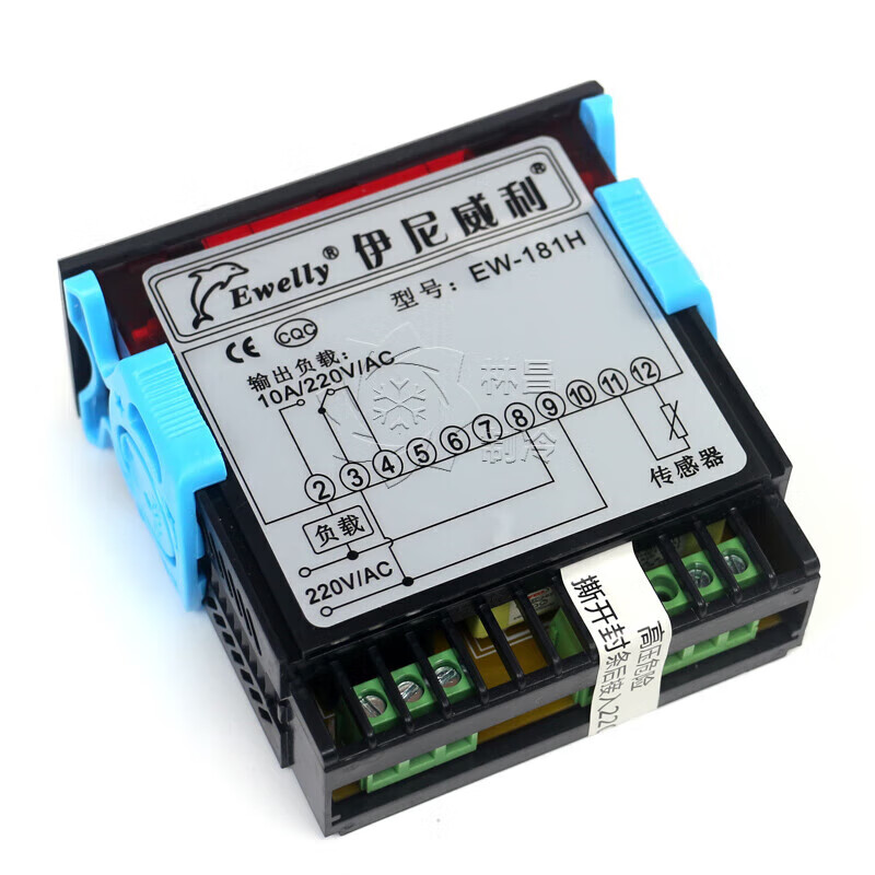 Ewelly refrigeration and heating thermostat temperature controller digital display temperature controller thermostat with new glue probe