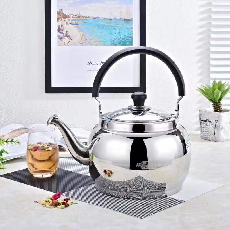 Shuangcheng 304 non-magnetic stainless steel Zhongbao classical kettle swan kettle sun kettle kettle chime kettle 1ml 5.5L 304 extra thick and deepened new Zhongbao kettle