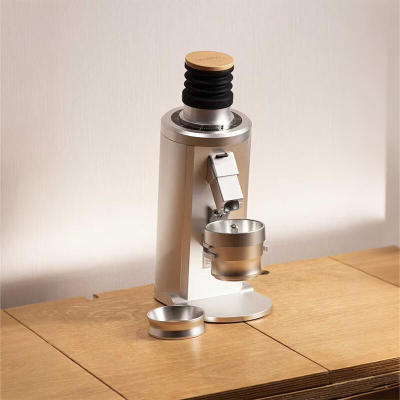 New UlTIMATE Dreamer HB64 V3 Italian SOE single-dose variable speed electric coffee grinder, frosted silver, 58mm binaural stand version (including tin cup and powder ring)