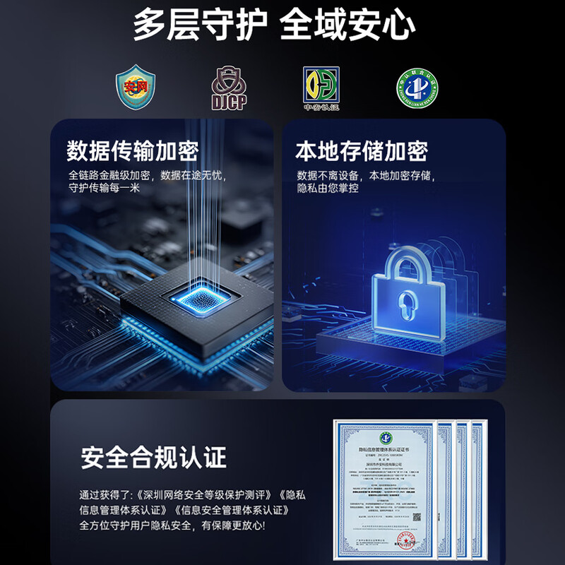 JOOAN (JOOAN) 4g camera room outdoor lifetime recharge-free traffic home AI monitor 360 degrees no blind spots with night vision panoramic rotating pan/tilt outdoor home mobile phone remote