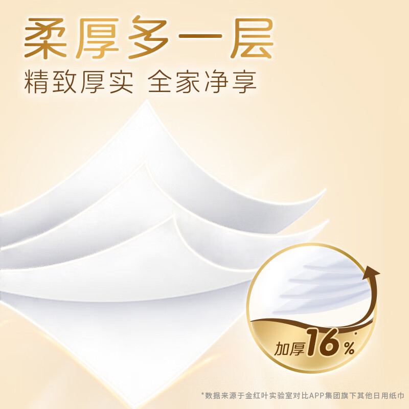 Qingfeng Li Yunrui's same style tissue paper, silk soft 4 layers 120 sheets*3 packs M size, toilet paper towels, new and old packaging alternate