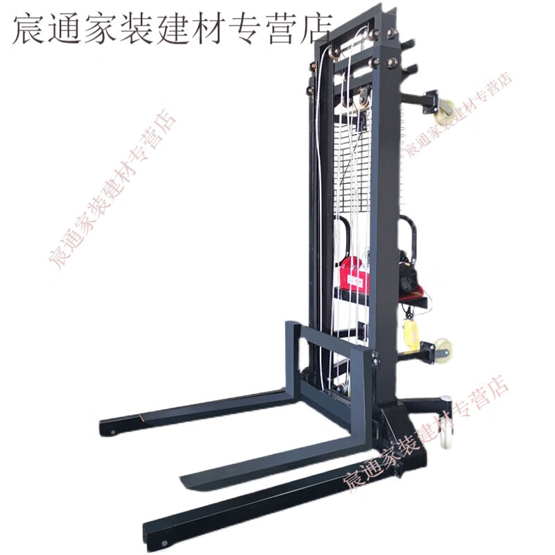 Kaooseen's new construction site electric hoist, remote control lift, brick loading machine, small lifting platform, construction engineering loading machine, newly upgraded 3-meter remote control model, strengthened and thickened
