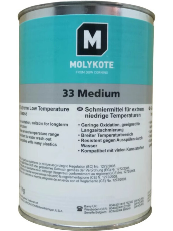 MOLYKOTE 33 Medium low temperature resistant grease frozen plastic bearing grease 1kg can