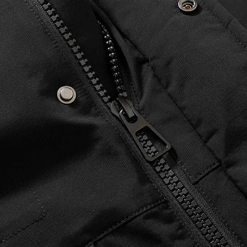 Flying in the Snow Goose Down Series Down Jacket Men's Medium and Long Hooded Large Fur Collar Loose, Comfortable, Casual and Versatile Down Jacket