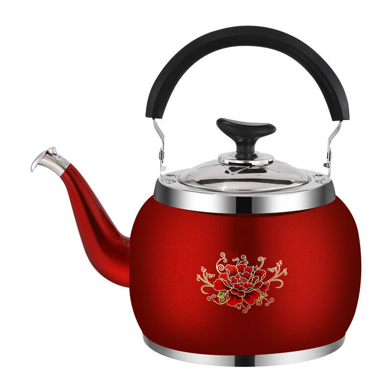 Shuangcheng 304 non-magnetic stainless steel Zhongbao classical kettle swan kettle sun kettle kettle chime kettle 1ml 5.5L 304 extra thick and deepened new Zhongbao kettle