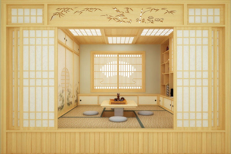 Taobao Spring and Autumn Solid Wood Japanese-style Japanese Room Chinese-style Study Room Balcony Living Room Room Bedside Table Integrated Overall Customized Tatami Measurement Deposit