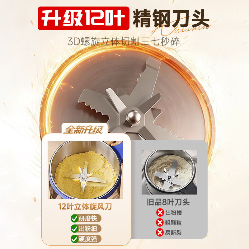 No Miyoupin grinder, ultra-fine grinder, traditional Chinese medicine grinder, whole grain grinder, small wall breaking machine for home use