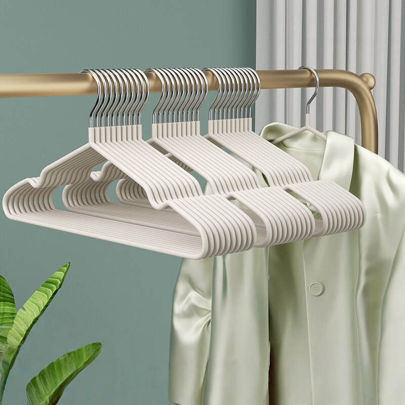 Xingfang dipped plastic clothes rack, dipped anti-slip clothes rack, clothes drying rack, large clothes hanger, clothes support, 10 pieces