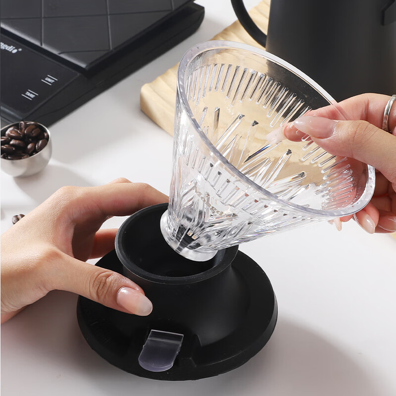 Mongdio hand-brewed coffee smart filter cup v60 drip-type home coffee pot filter filter funnel extraction V01