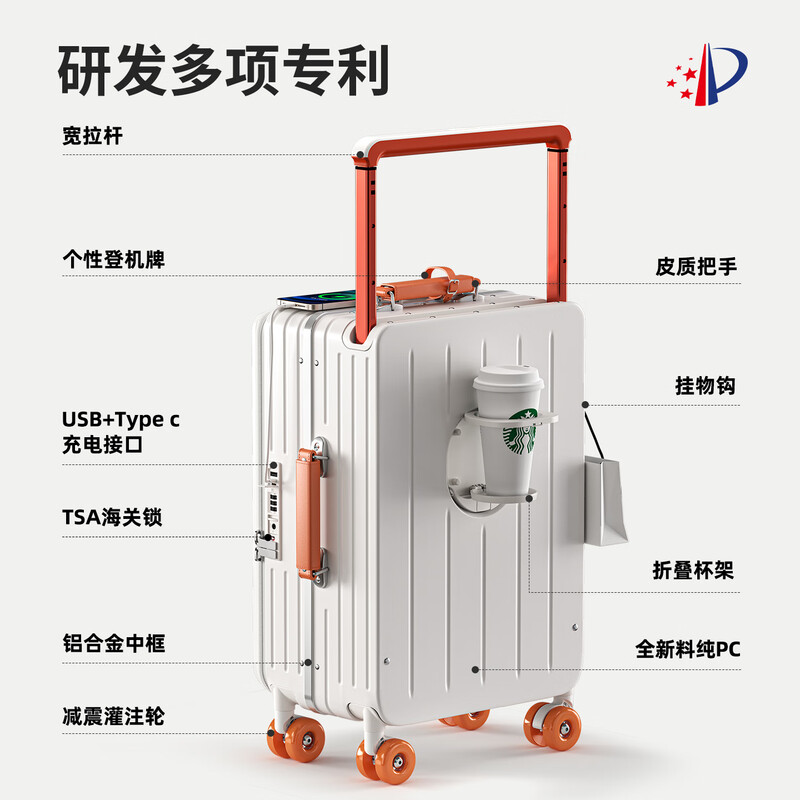 Miyo side opening suitcase boarding case wide trolley large capacity suitcase expandable multifunctional password box leather suitcase deep space gray-aluminum frame flagship model leather handle + shock-absorbing skate wheel 26 inches required to be checked in double-layer explosion-proof zipper + dual charging interface