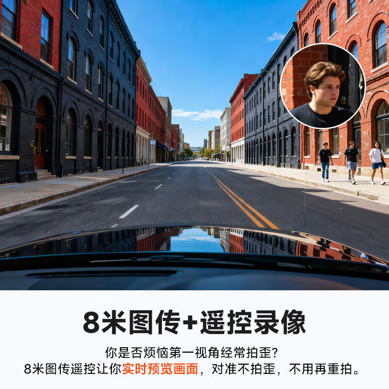 SJCAM Suying C400 endurance version multi-functional sports camera anti-shake 4K ultra-clear life driving recorder 64G