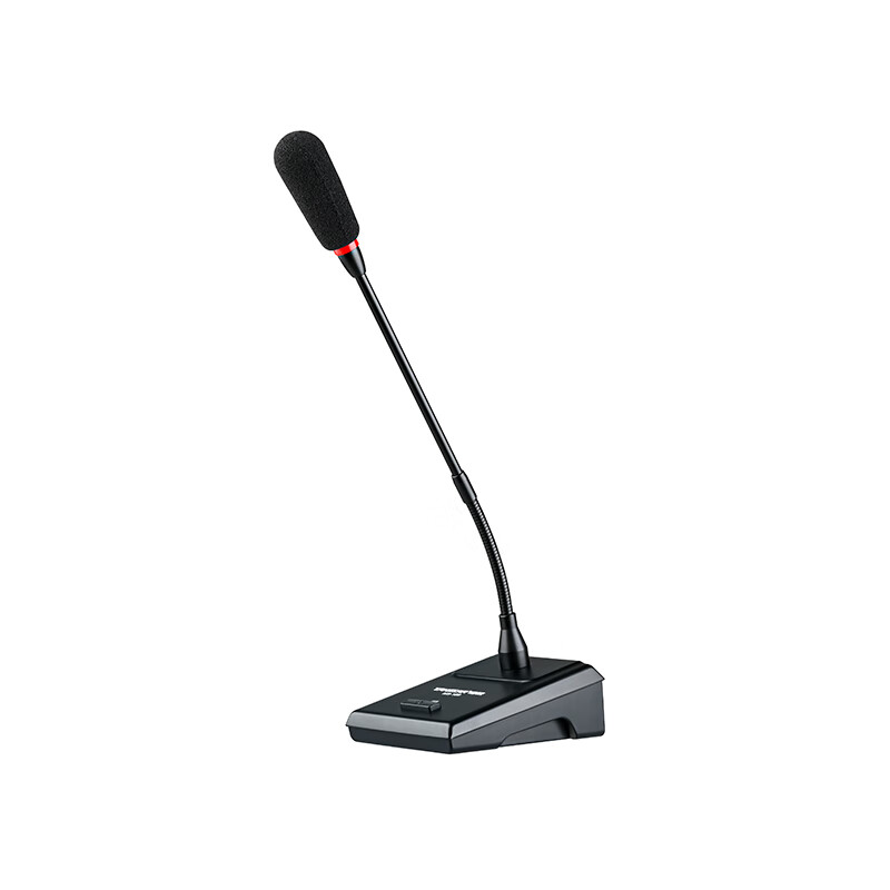 TAKSTAR MS-189 Conference Microphone Desktop Gooseneck Wired Microphone Professional Performance Stage Host Microphone Elegant Black