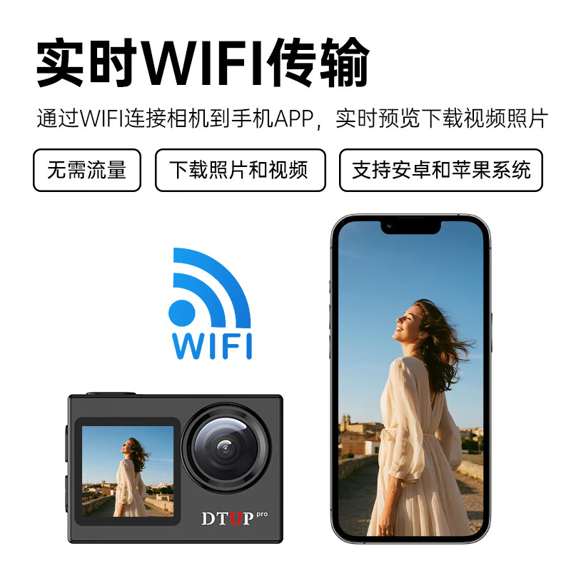 K3Pro action camera 5K HD anti-shake Vlog riding camera motorcycle recorder handheld camera underwater suit high version