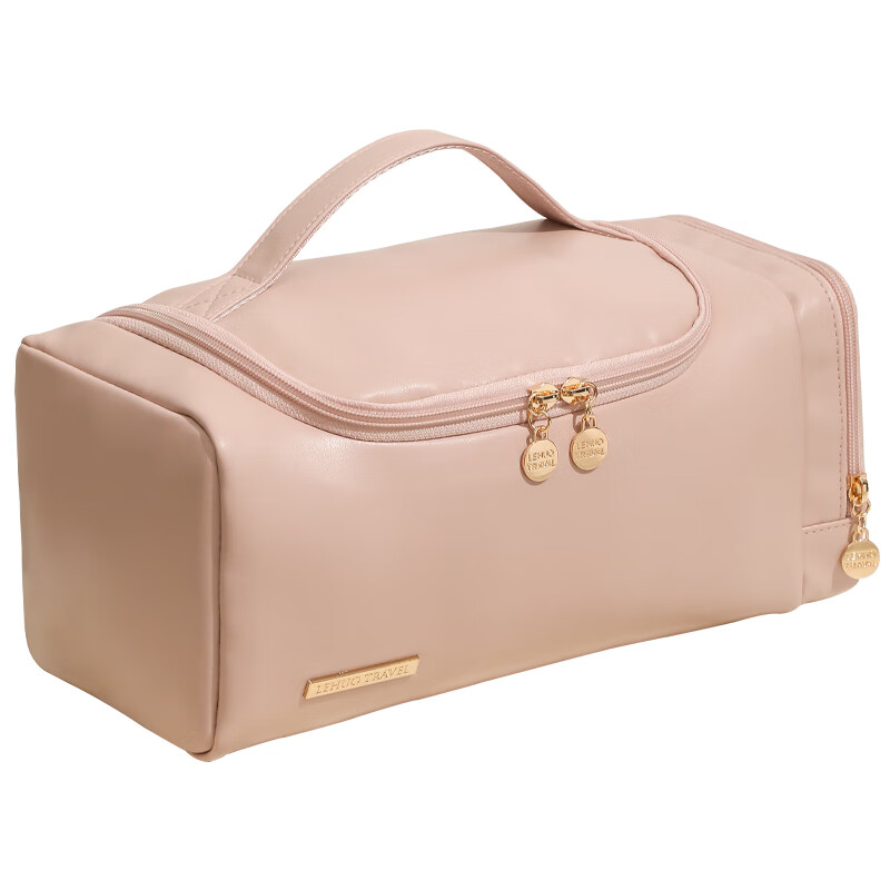 Lohas travel cosmetic bag, portable large-capacity toiletry and skin care product storage bag, high-end travel and business trip bag for high-looking ladies