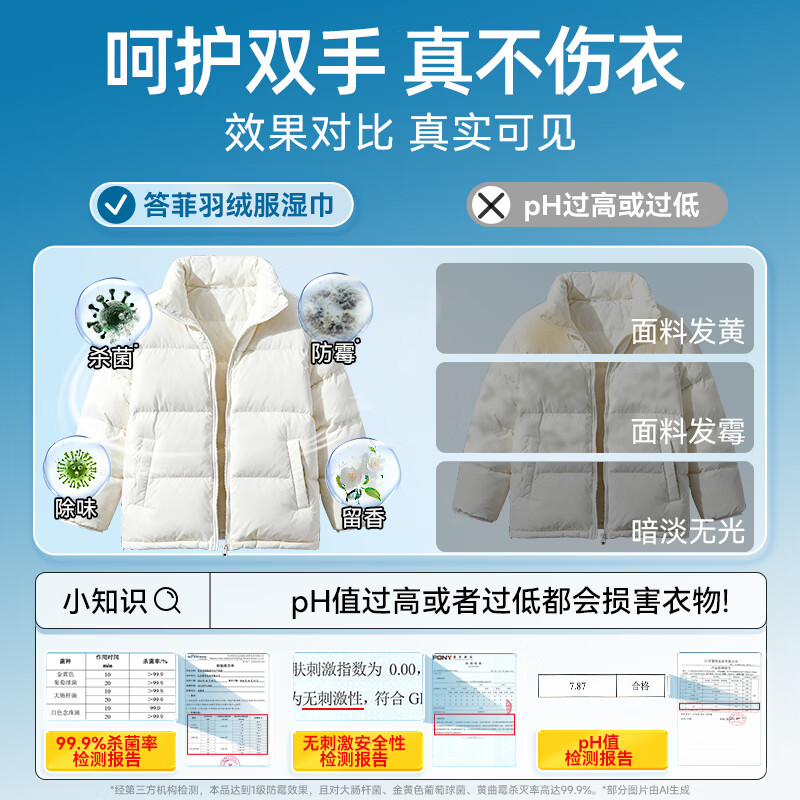 Dafei Down Jacket Cleaning Wipes 10 pieces