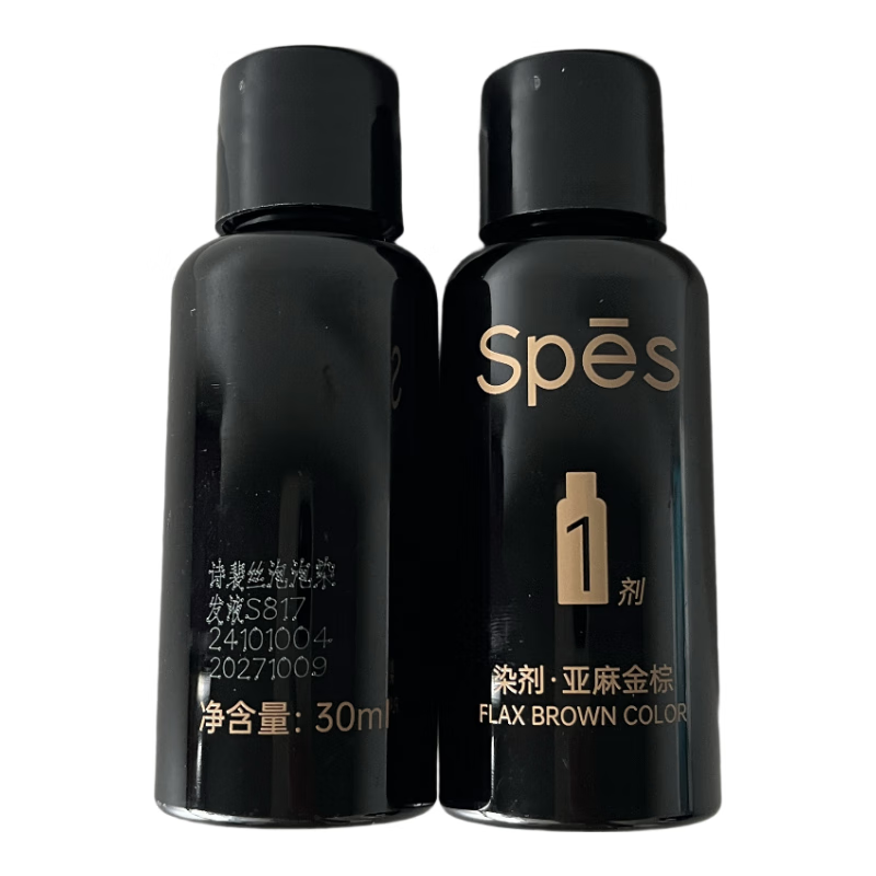 Spes Bubble Hair Dye S817 Linen Golden Brown 1 dose 30ml*2, 2 doses 60ml*2 on clearance