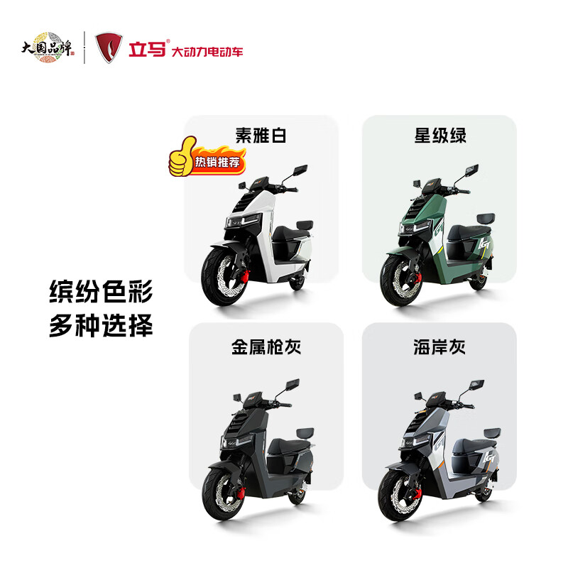 Lima Electric Motorcycle CCTV Powerful Brand Extreme Speed High Speed Range 109KM Powerful Motor 72V38Ah Lead Acid Battery Smart Electric Vehicle Star Green
