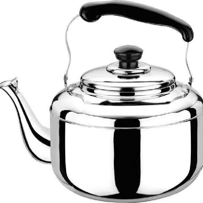 Shuangcheng 304 non-magnetic stainless steel Zhongbao classical kettle swan kettle sun kettle kettle chime kettle 1ml 5.5L 304 extra thick and deepened new Zhongbao kettle