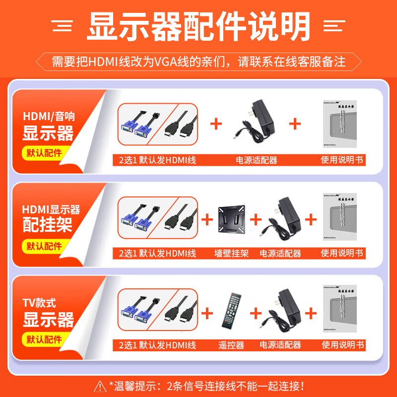 Bangsuo 19-27-inch computer monitor ultra-clear 2K/4K e-sports game 144 high brush curved IPS desktop computer display optional 32-inch second-hand multiple styles to choose from 20-inch monitor TV TV multi-function remote control + audio