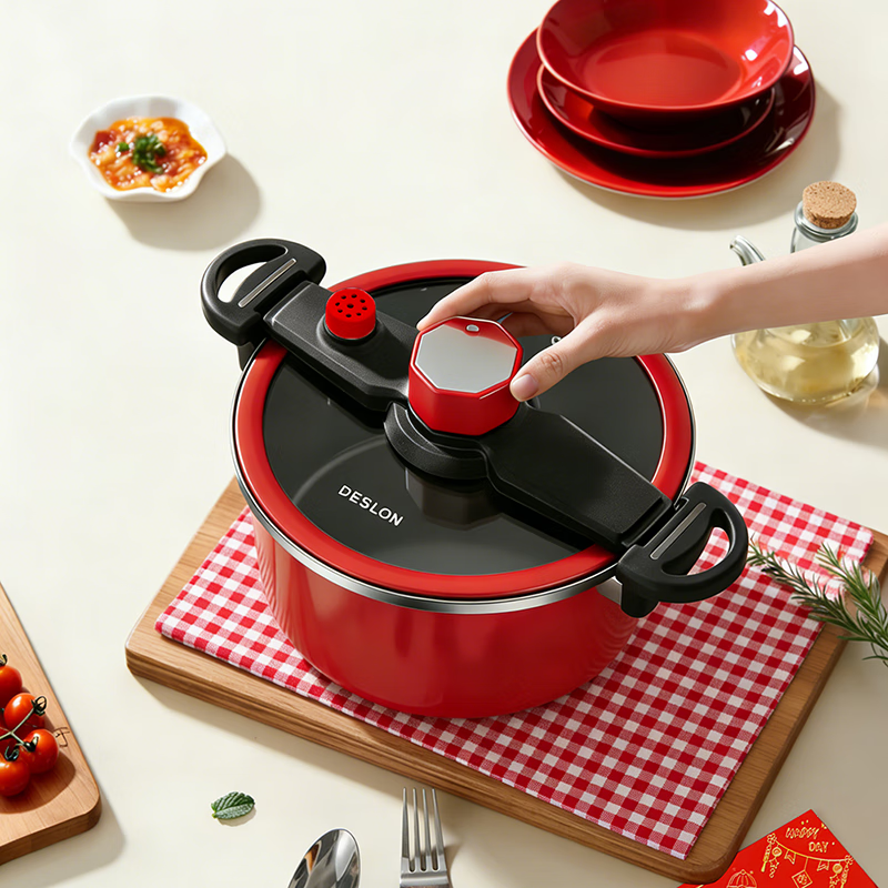 DESLON Family Fun Titanium Enamel Micro Pressure Nutritional Pot Set DFS-TZ842XC