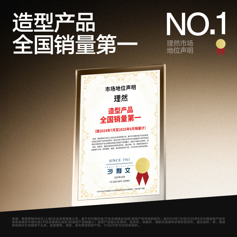 Liran Men's Style Fluffy Water Hair Fluffy Spray Hairspray Styling Spray Hair Mud Dry Hair Spray Silver Needle + Sunset