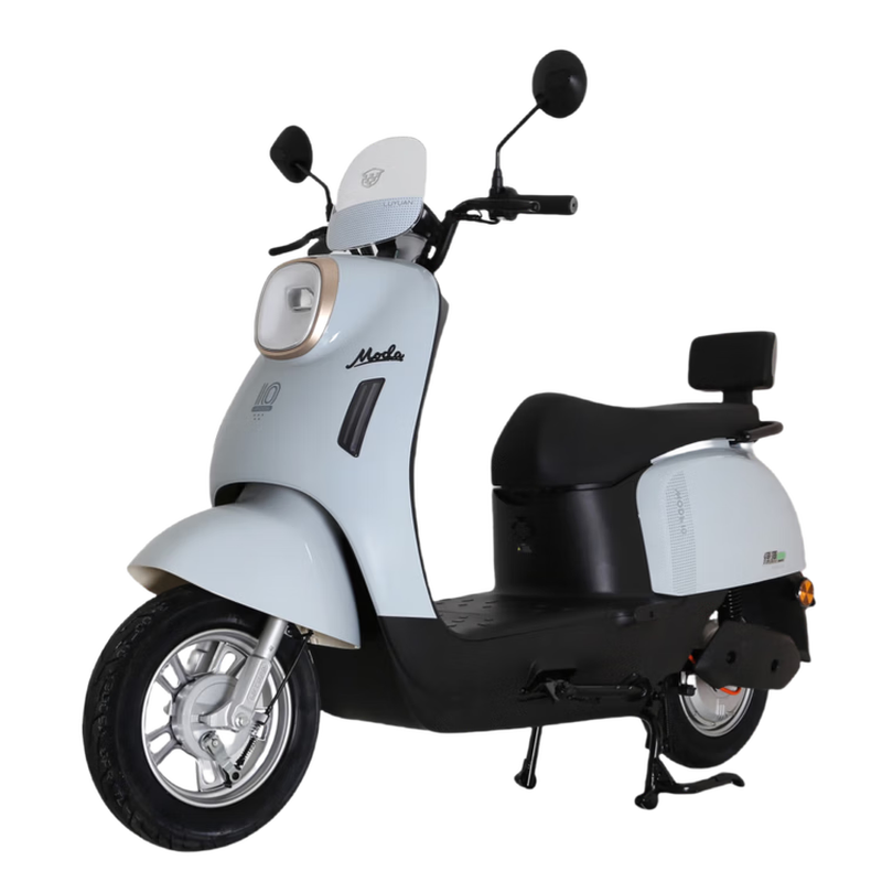 Luyuan Electric Motorcycle M7 Super Long Range Powerful Scooter National Good Car Continued 74km-60V20AH-5 lead-acid batteries-1000W Yunying Gray