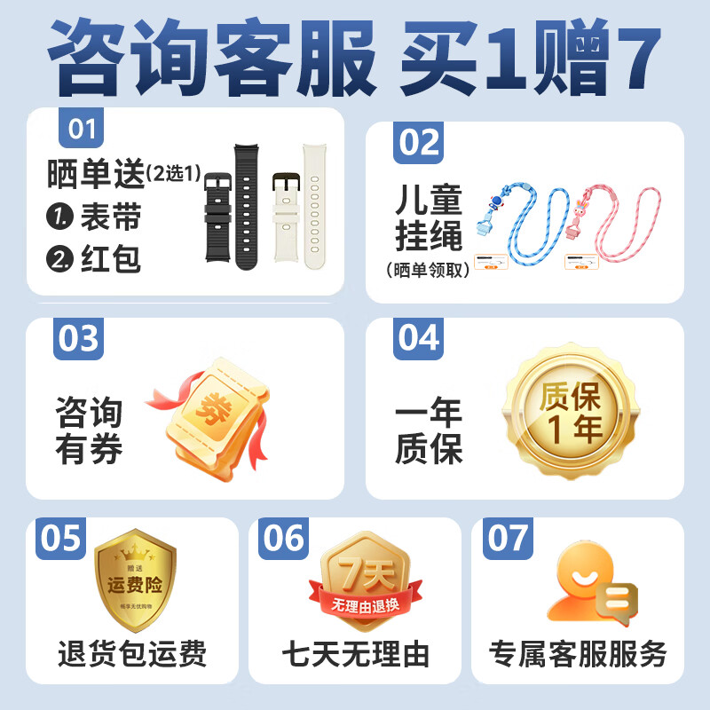 Patriot children's phone watch G08 independent call 4G full network multi-positioning class disabled waterproof payment multi-function junior high school student smart watch black