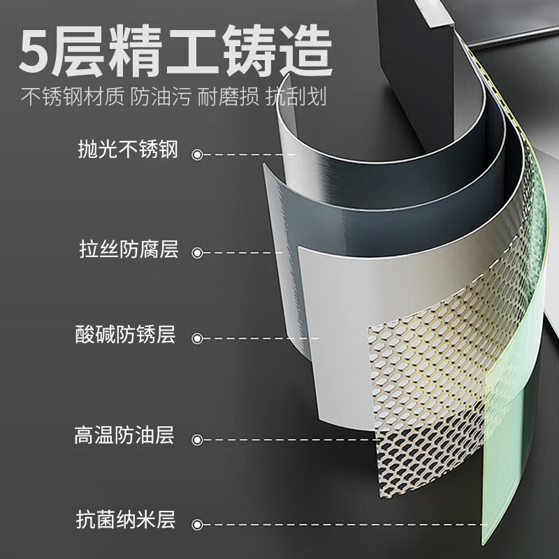 Jingwanhui stainless steel sink kitchen sink dish basin large single tank 60*45cm comes with drain set drain basket