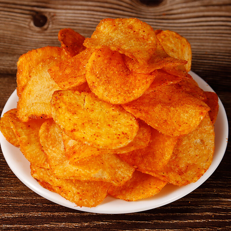 Yunnan Erwa Potato Chips 51g*8 bags spicy flavor jointly developed by the Academy of Agricultural Sciences, Yunnan specialty leisure potato chips potato chips snacks