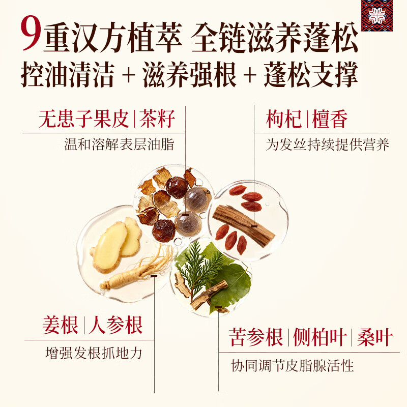 Changfa Xiaozhai Intangible Cultural Heritage Oil Control Fluffy Shampoo Rice Water Fluffy Shampoo Anti-dandruff Anti-itching Hair Care for Men and Women