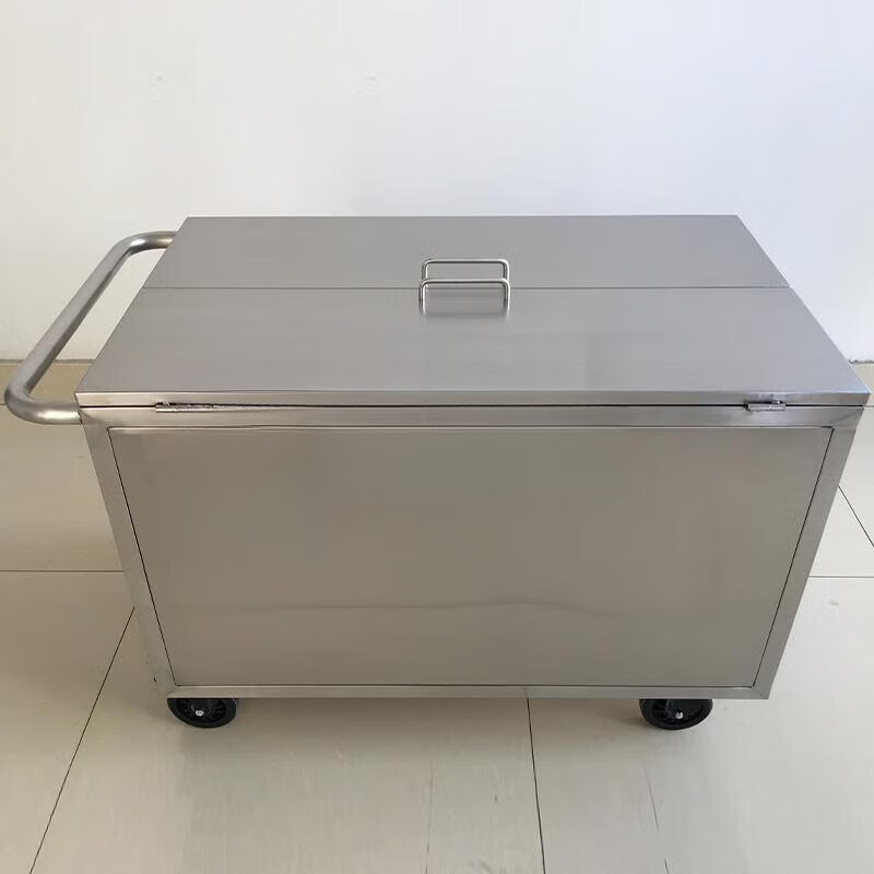 General medical sealing truck 304 stainless steel garbage transfer truck stainless steel sterile items transfer box waste transfer truck 201 stainless steel 1000*550*900mm