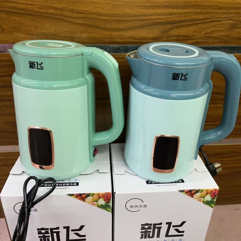 Xinfei (Frestec) 2.5 liter large capacity 304 stainless steel inner tank 55 degree constant temperature thickened thermal insulation kettle Xinfei seamless 6521 model 80 cm line random color 2500ml