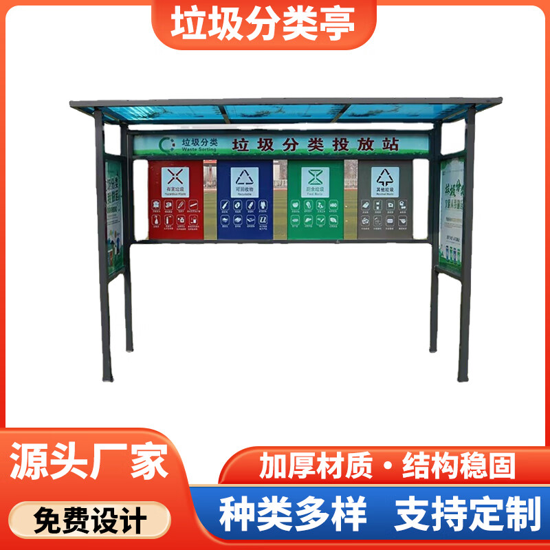 Garbage classification collection kiosk, garbage recycling kiosk, customizable garbage classification box, multi-classification garbage recycling station, customization, contact customer service