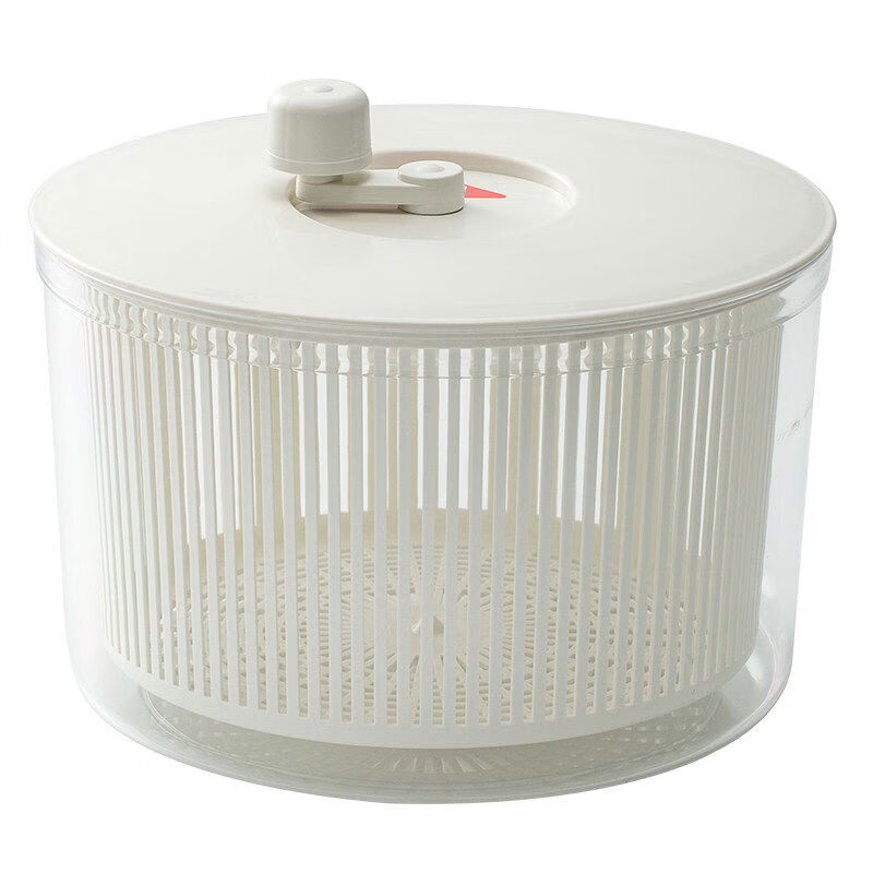 Shanyan vegetable dehydrator small hand-cranked vegetable spinner kitchen vegetable drain basin fruit and vegetable salad drain basket extra large 9 points 6L