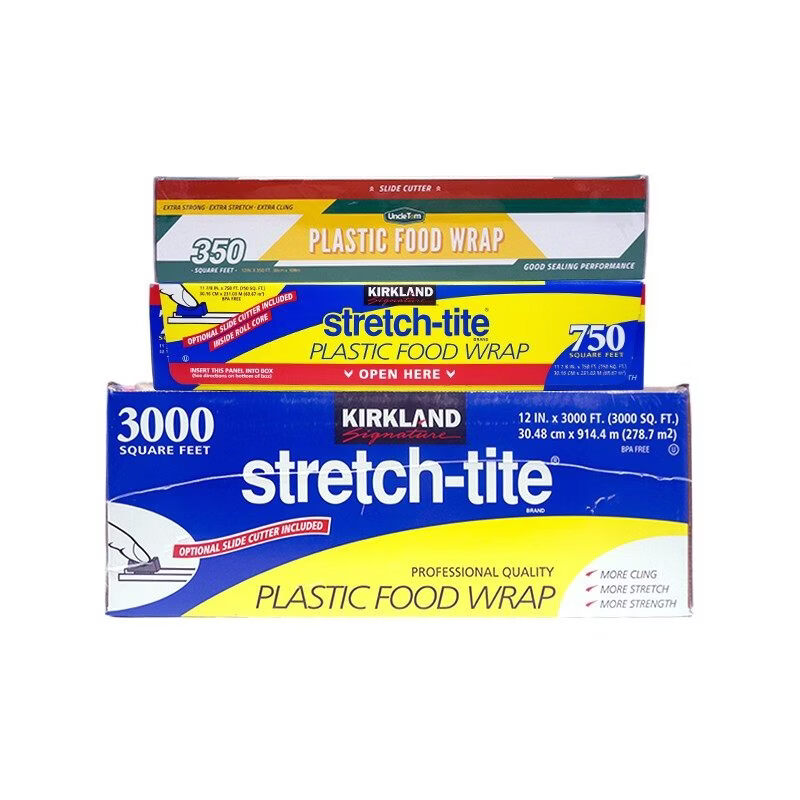 KirkLand USA Signature 3000 ft 914 m 750 ft microwave food cling film cutter 3000 ft 914 m large roll 1