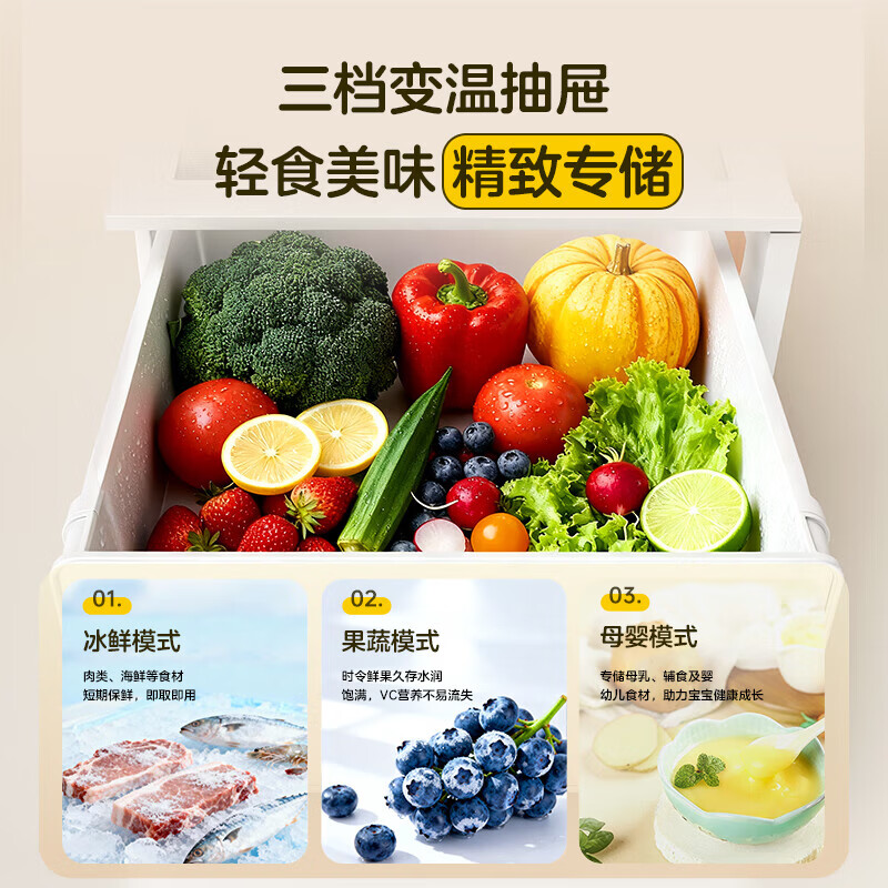 Leader Haier Refrigerator produces Lazy 510 Series 502L Cross Door Refrigerator Dual Purity Large Capacity First Class Energy Efficiency Air Cooled Frost-Free LTD-510WS9U1 Government Subsidy 15%