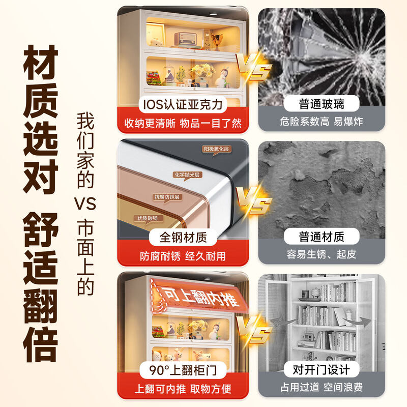 Tangji steel bookcase storage cabinet bookshelf vertical floor-standing integrated wall storage rack living room pain cabinet display cabinet