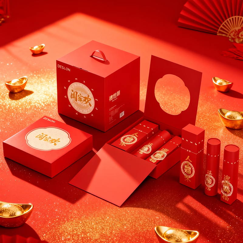 DESLON Family Fun Titanium Enamel Micro Pressure Nutritional Pot Set DFS-TZ842XC