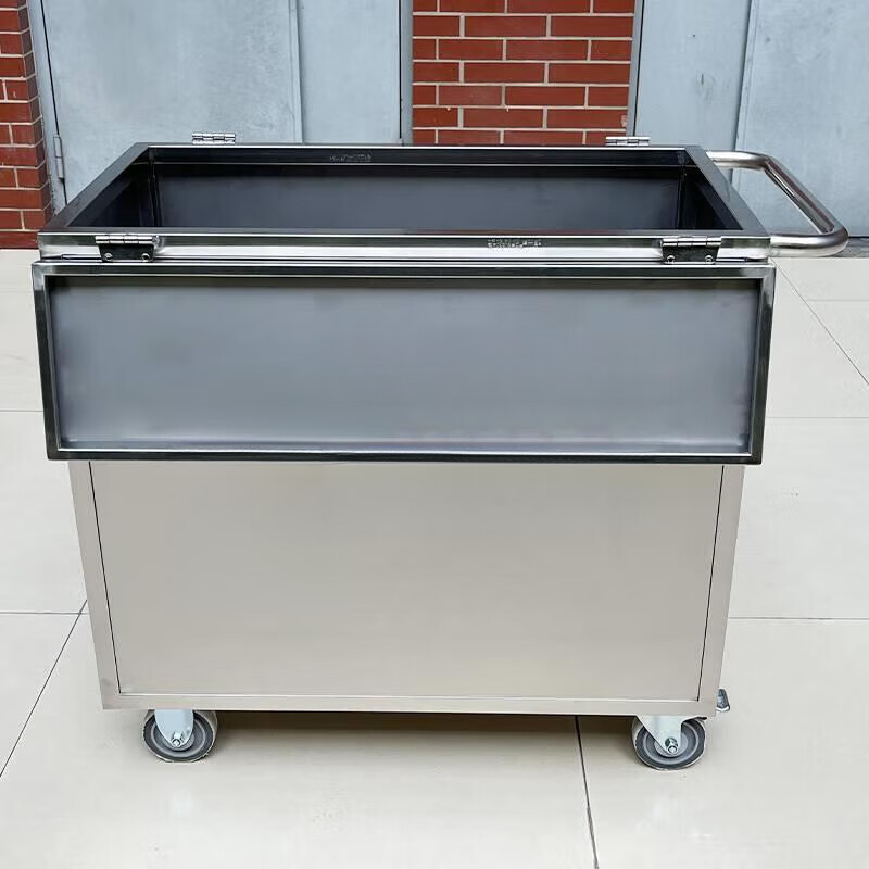 General medical sealing truck 304 stainless steel garbage transfer truck stainless steel sterile items transfer box waste transfer truck 201 stainless steel 1000*550*900mm