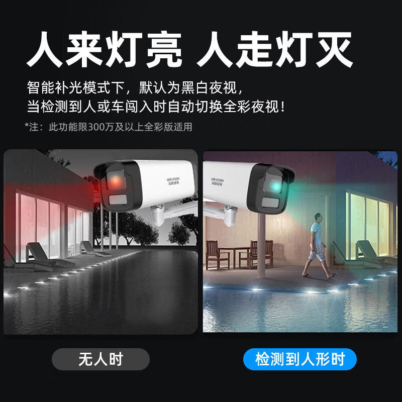 Hikvision Camera Monitor HD Set Home Outdoor Full Color POE Commercial Camera Equipment Complete Set Buying Guide Consult Customer Service Free Customized Installation Plan None 1080p 4mm