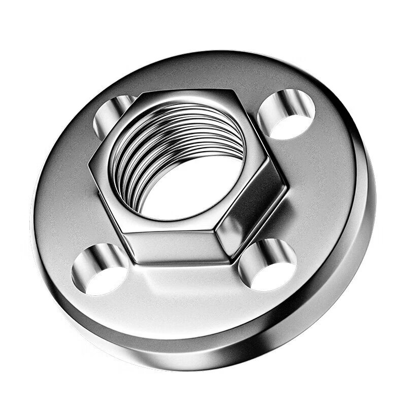 Yaowanxi 2-in-1 angle grinder pressure plate four-hole universal modified head cutting machine accessories collection universal nut screw machine gland new hexagonal four-hole upper pressure plate + lower pressure plate + wrench