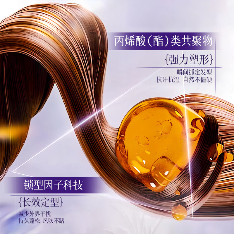 Fanxi styling spray hairspray 200ml for men and women, natural fluffy high skull hair style artifact, quick-drying, long-lasting and powerful dry glue