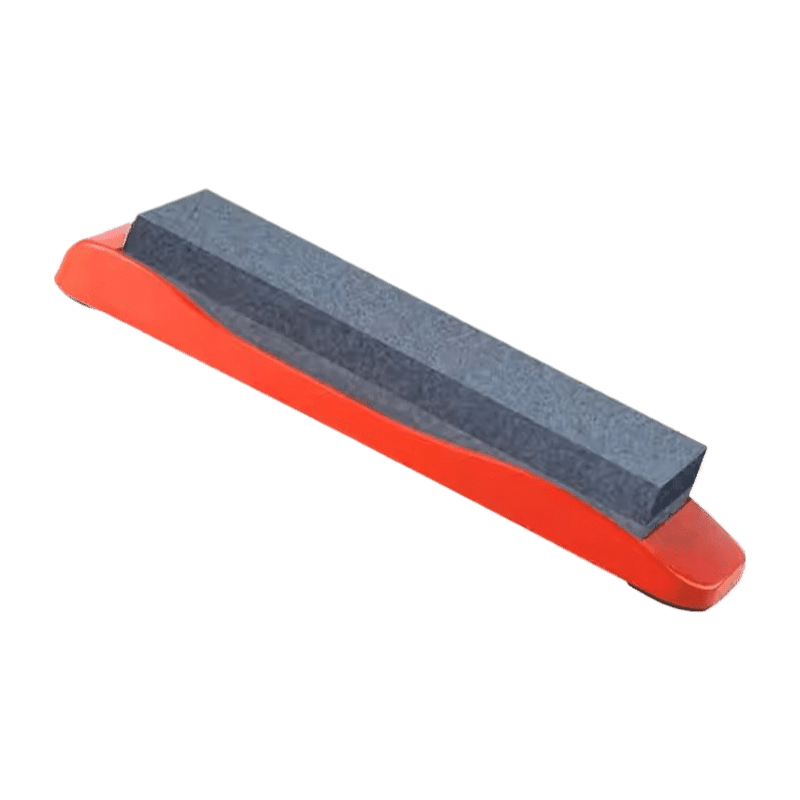 Tuojin Germany imported quality whetstone for household kitchen knife, double-sided kitchen knife sharpener, quick sharpening tool for woodworking, brown corundum 22*7*4 without base, one size fits all