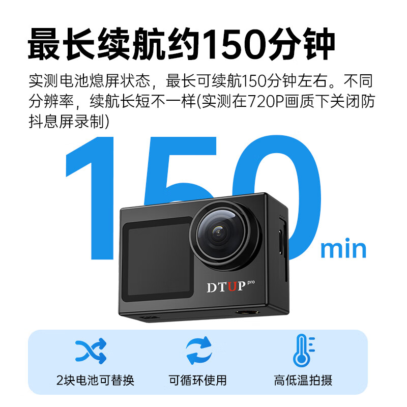 K3Pro action camera 5K HD anti-shake Vlog riding camera motorcycle recorder handheld camera underwater suit high version