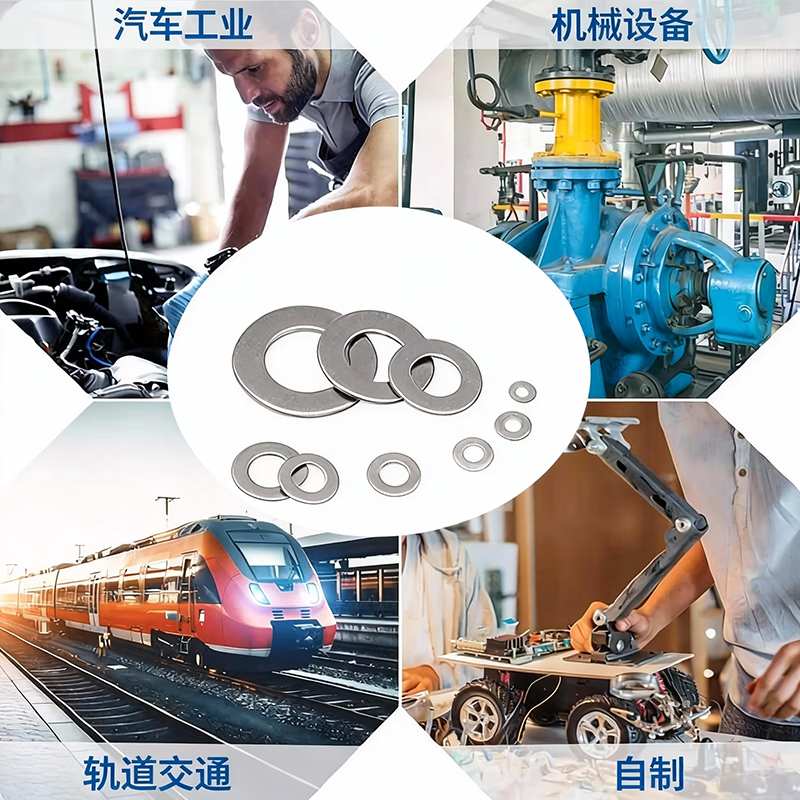 Yongli Shang 304 stainless steel flat washer screw washer set M2-M10 washer set box 360 pieces mixed