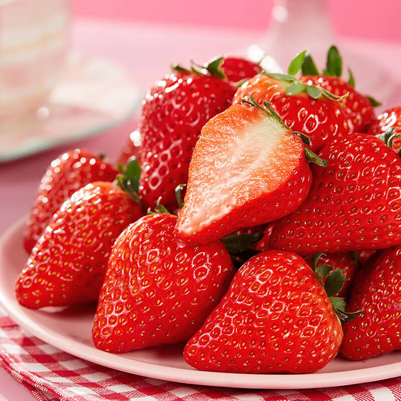 Jingxiansheng Yunnan blueberries 18mm+4 boxes+Dandong strawberries 2kg+Chilean cherries 2J grade 5kg fruit gift box